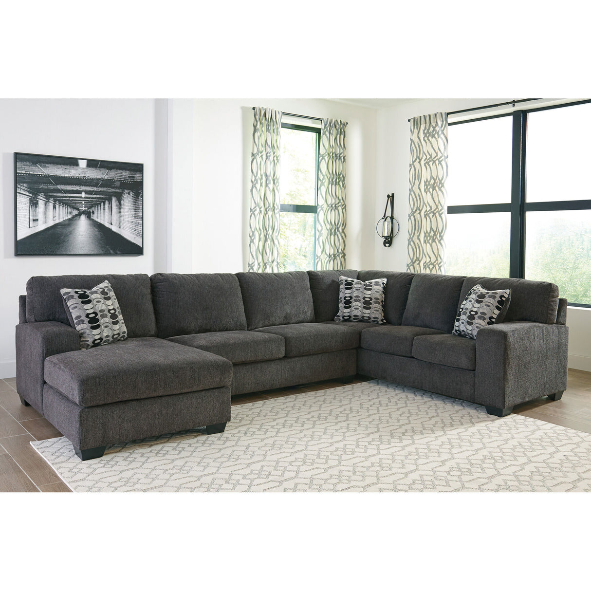 Ballinasloe 3 Piece Left Chaise Sectional - QK743138_ASHL_LF1_RM