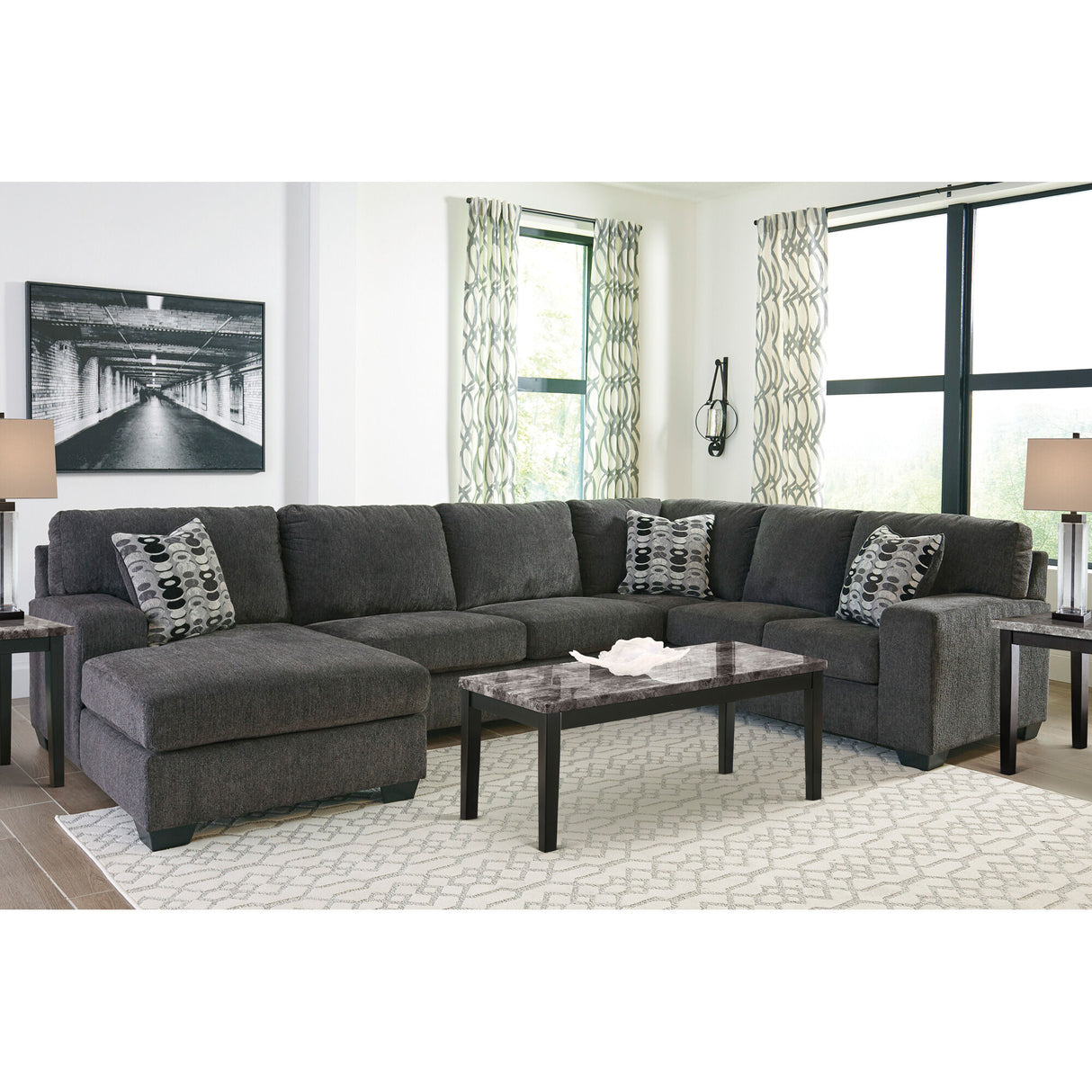 Ballinasloe 3 Piece Left Chaise Sectional - QK743138_ASHL_LF5_RM