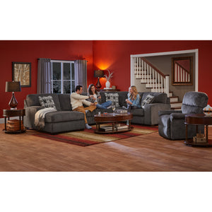 Smoke Ballinasloe Left Chaise Sectional + Recliner