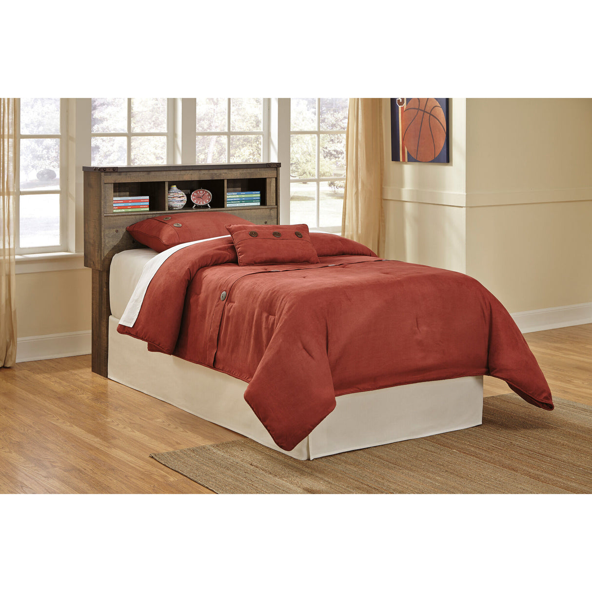 Trinell Bookcase Headboard - QK987963_ASHL_LF1_RM