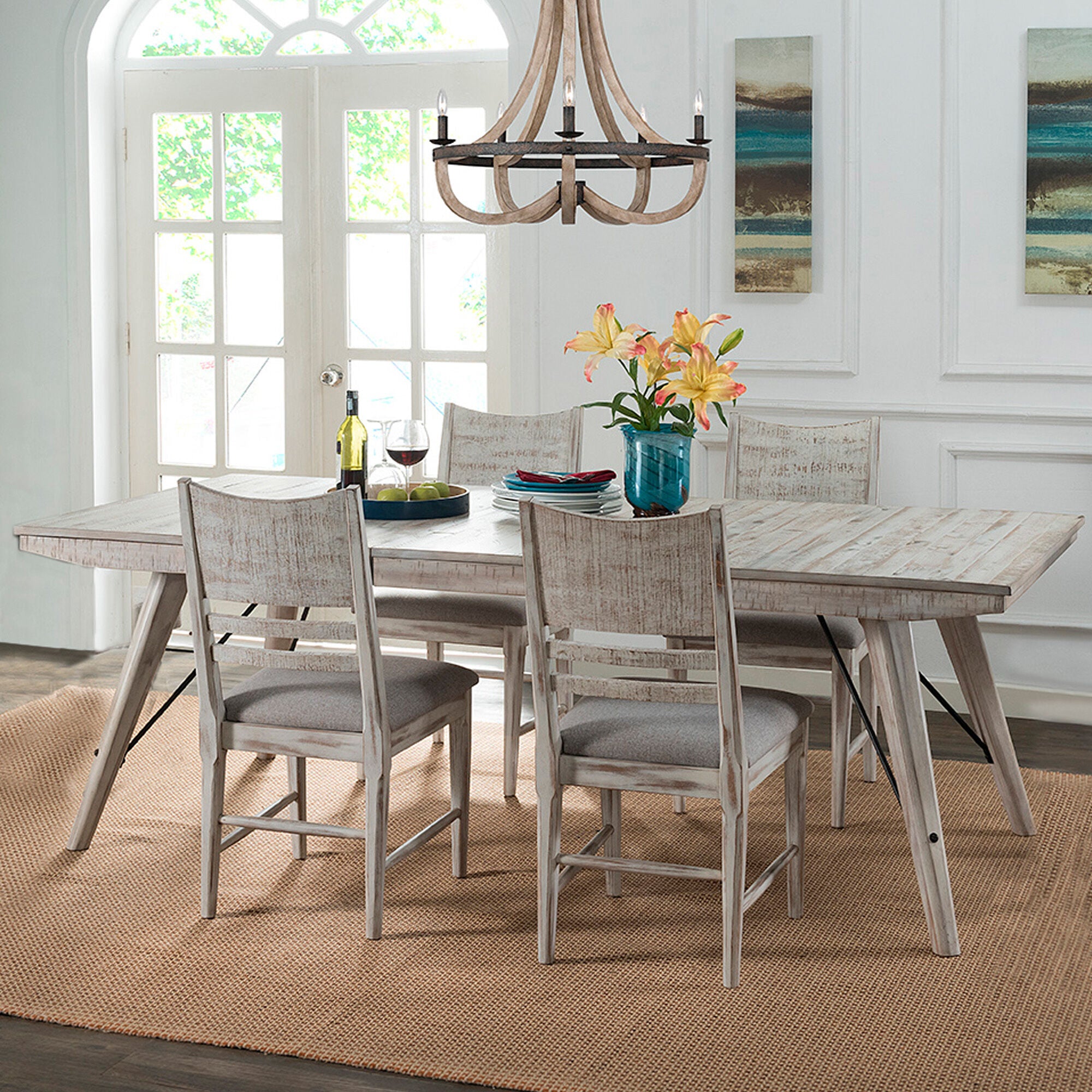 Modern Rustic 5 Piece Dining Set Slumberland