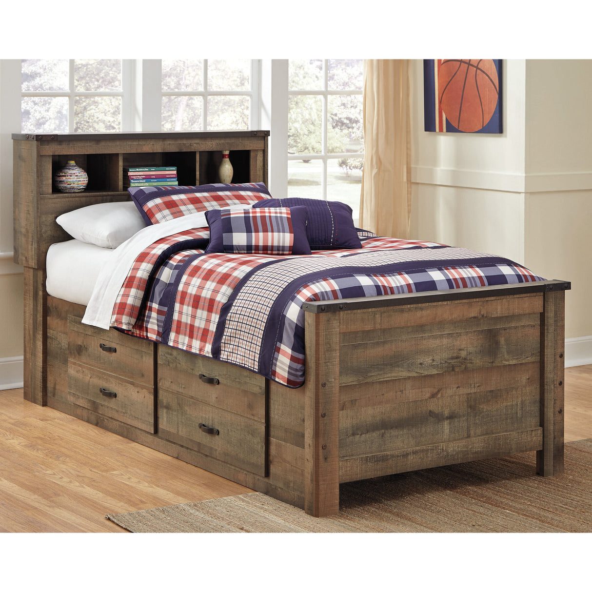 Trinell Captains Bed - QK988462_ASHL_LF1_RM