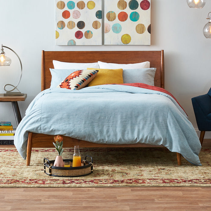 American Modern Bed in bedroom