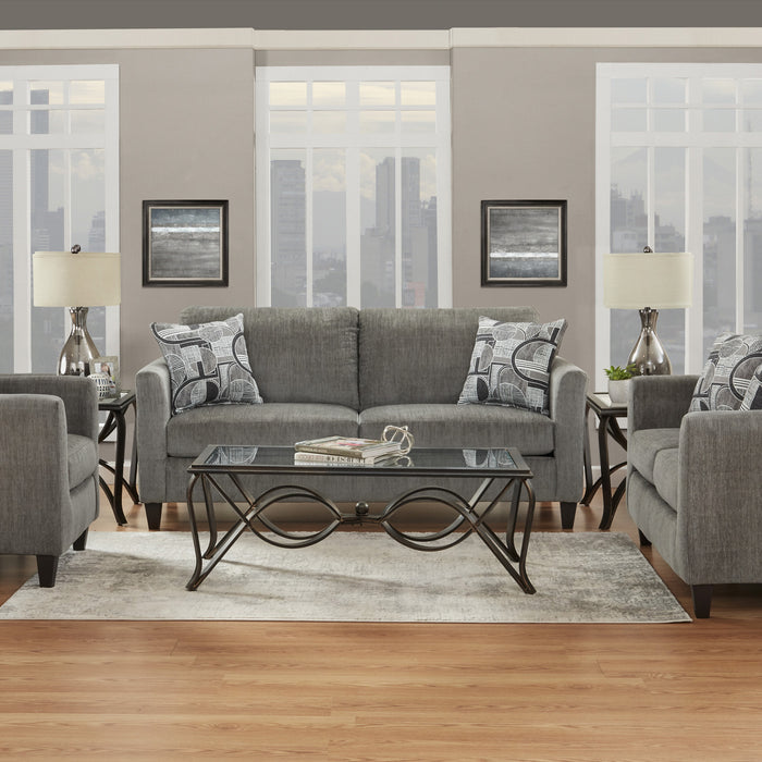 Kyla sofa and accent chairs in living room