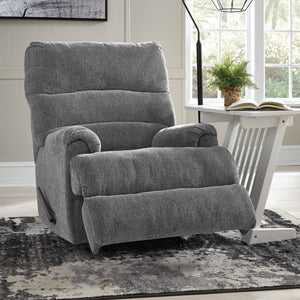 Manfort upholstered recliner in living room