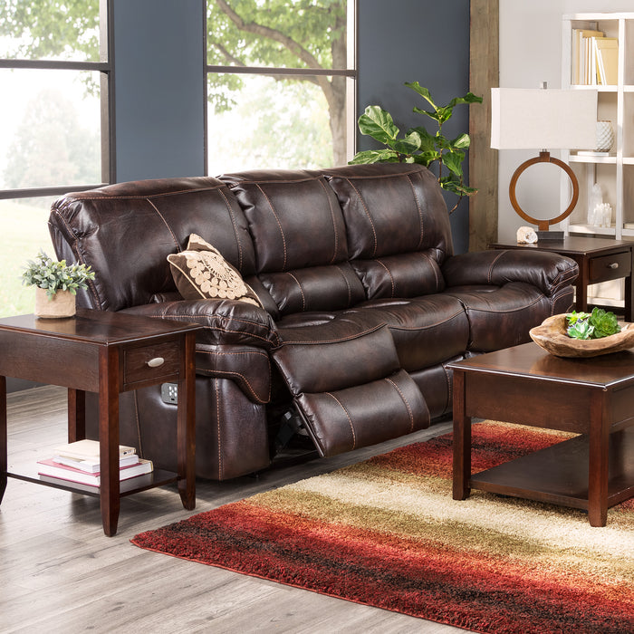 Valdez reclining sofa in living room