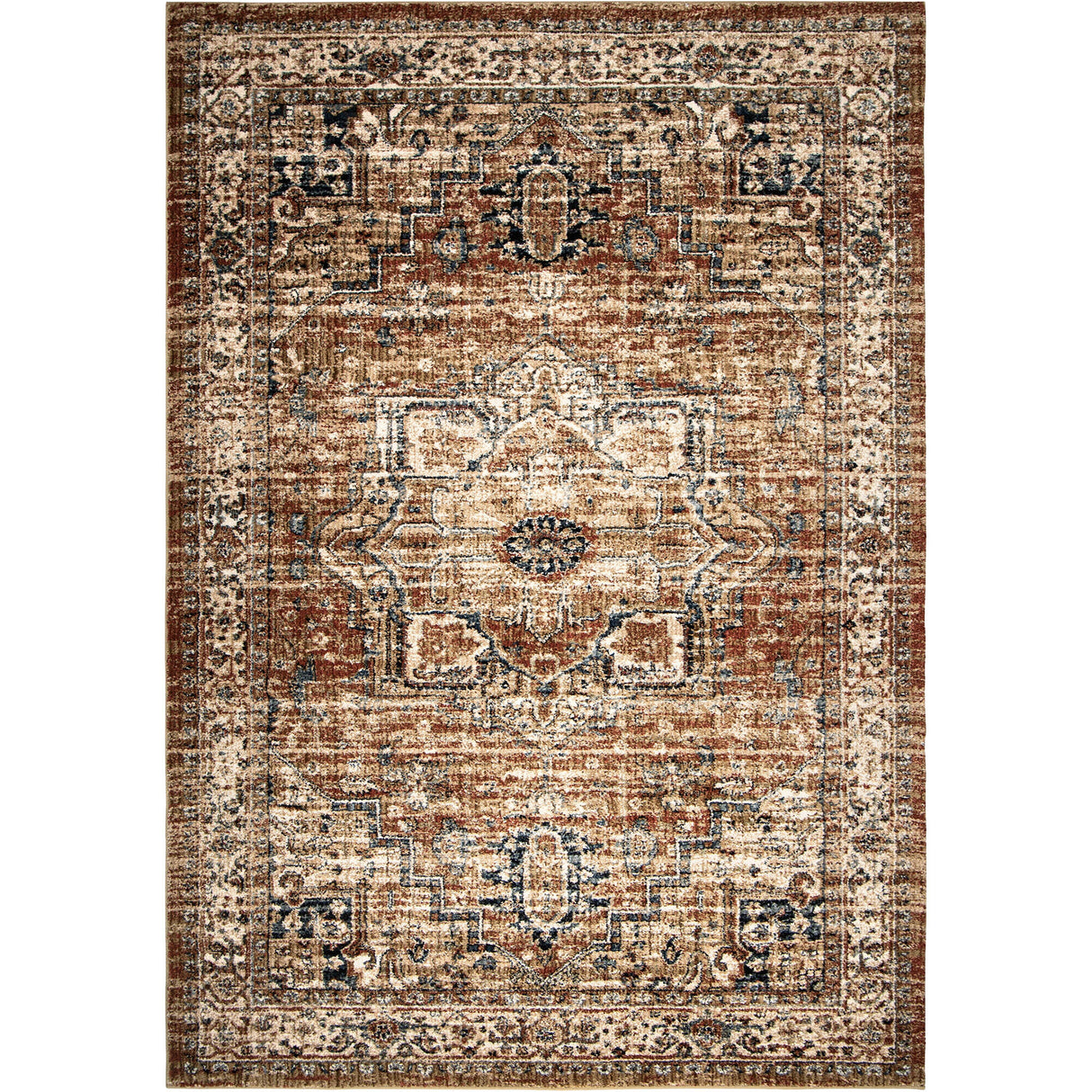 Aria Heriz Medallion Rust Rug - QK1012421_ORIA_PRI_OL