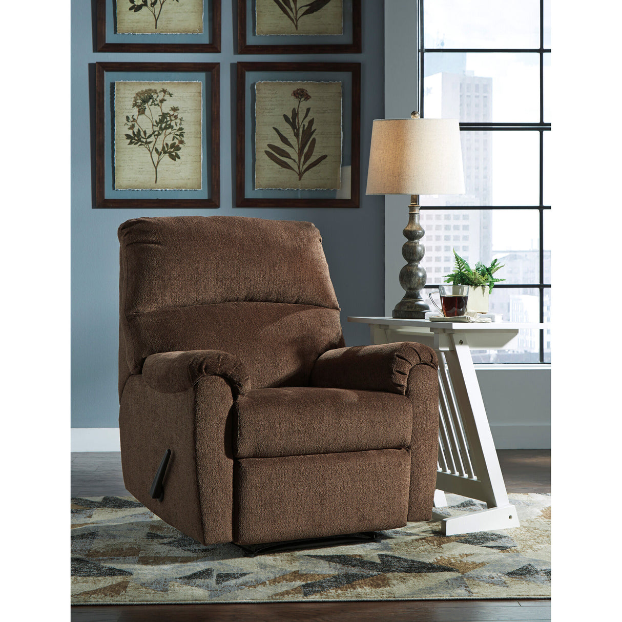 Nerviano Wall Hugging Recliner - QK1013132_ASHL_LF1_RM