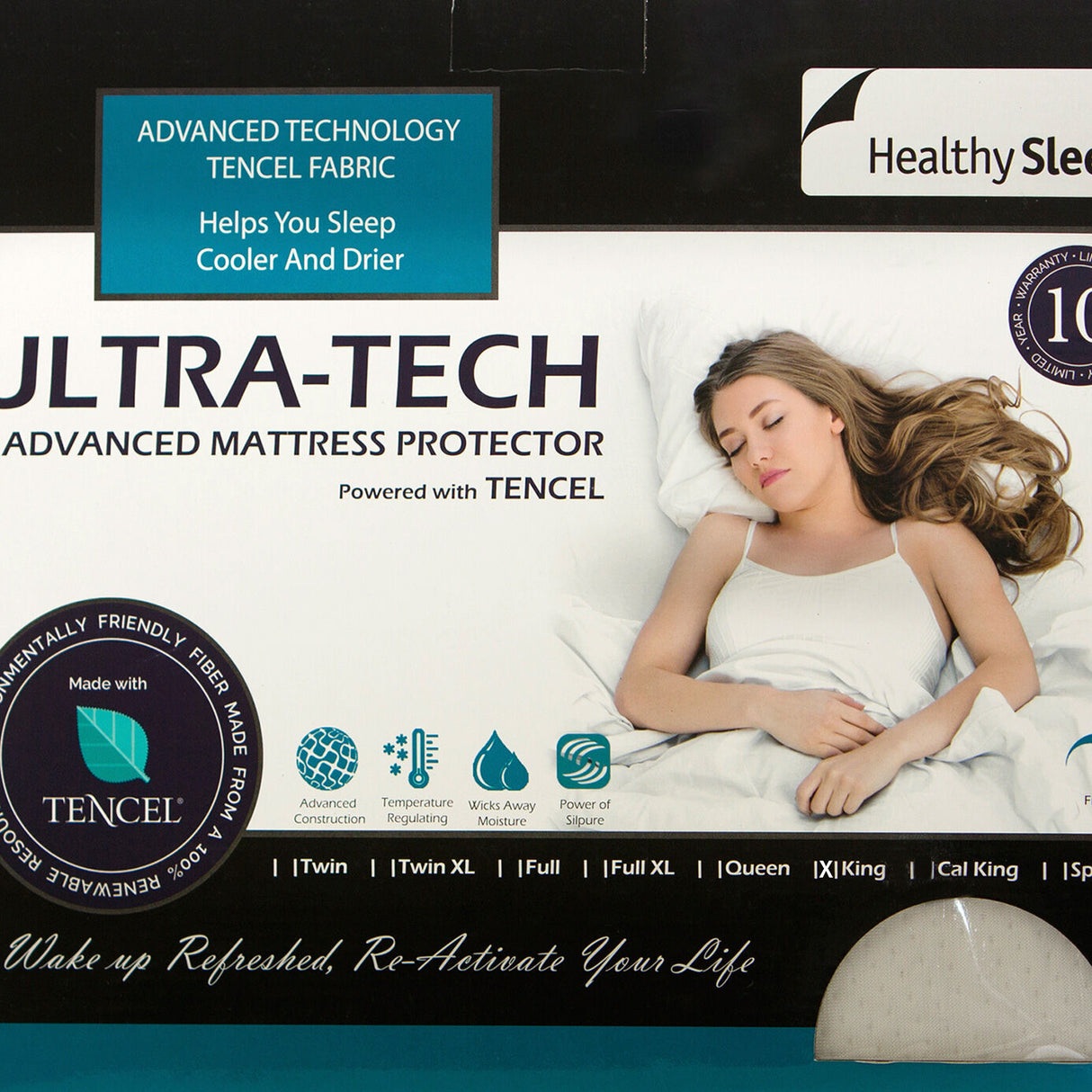 Ultra-Tech Advanced Mattress Protector - QK1013145_GENB_SW1_SW