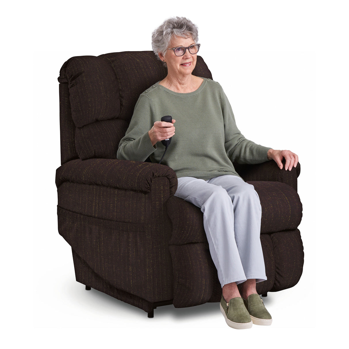 Pinnacle Lux-Lift Power Recliner with Headrest and Lumbar - QK1020445_LAZY_MO1_OL