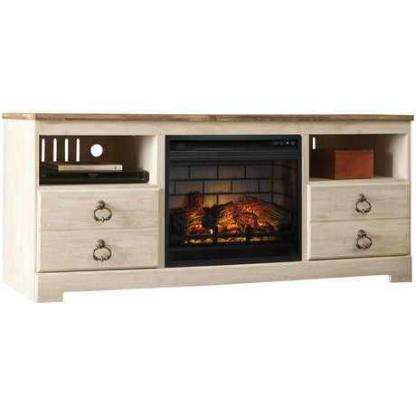 Willowton 64 Inch Infrared Fireplace TV Stand - QK1028093_ASHL_PRI_OL