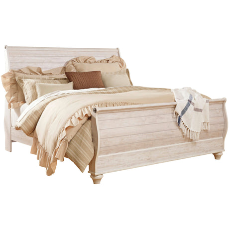 Willowton Sleigh Bed - QK1029314_ASHL_PRI_OL