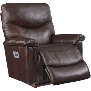 James Leather TriPower Recliner - QK1032015_LAZY_OPN_OL