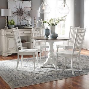 Magnolia Manor 5 Piece Spindle Drop Leaf Dining Set - QK1033270_LIBF_LF1_RM