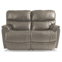 Trouper Leather Tri-Power Reclining Loveseat - QK1064436_LAZY_PRI_OL