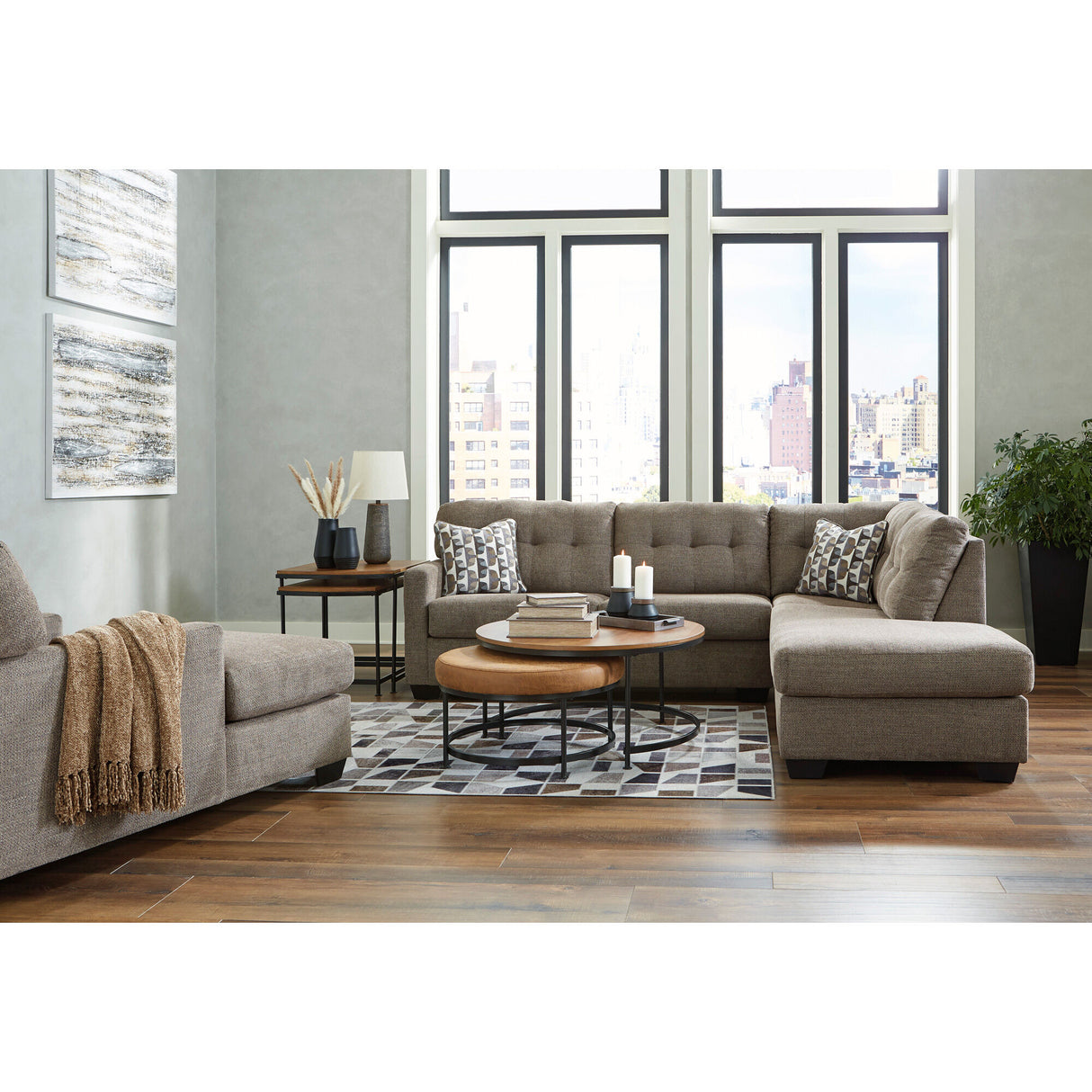 Mahoney Right Chaise Sectional - QK1066128_ASHL_LF1_RM