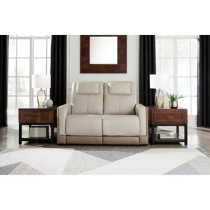 Battleville Power Reclining Loveseat - QK1083246_ASHL_LF1_RM