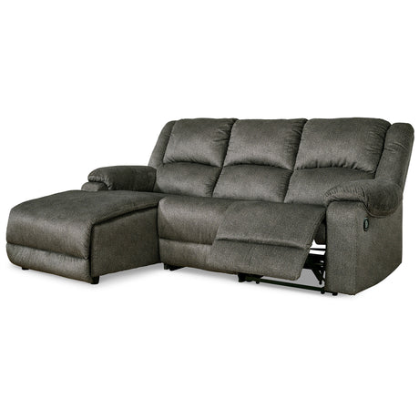 Benlocke 3 Piece Reclining Left Chaise Sectional - QK1084682_ASHL_AFR_OL